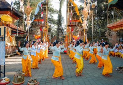 ceremoniële tempeldans Bali